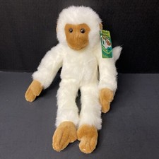 Russ Monkey Plush Einstein 733 Chimpanzee White Brown 15" with Tags