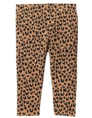 NWT GYMBOREE WINTER STAR LEOPARD PRINT LEGGINGS SZ 4T RARE