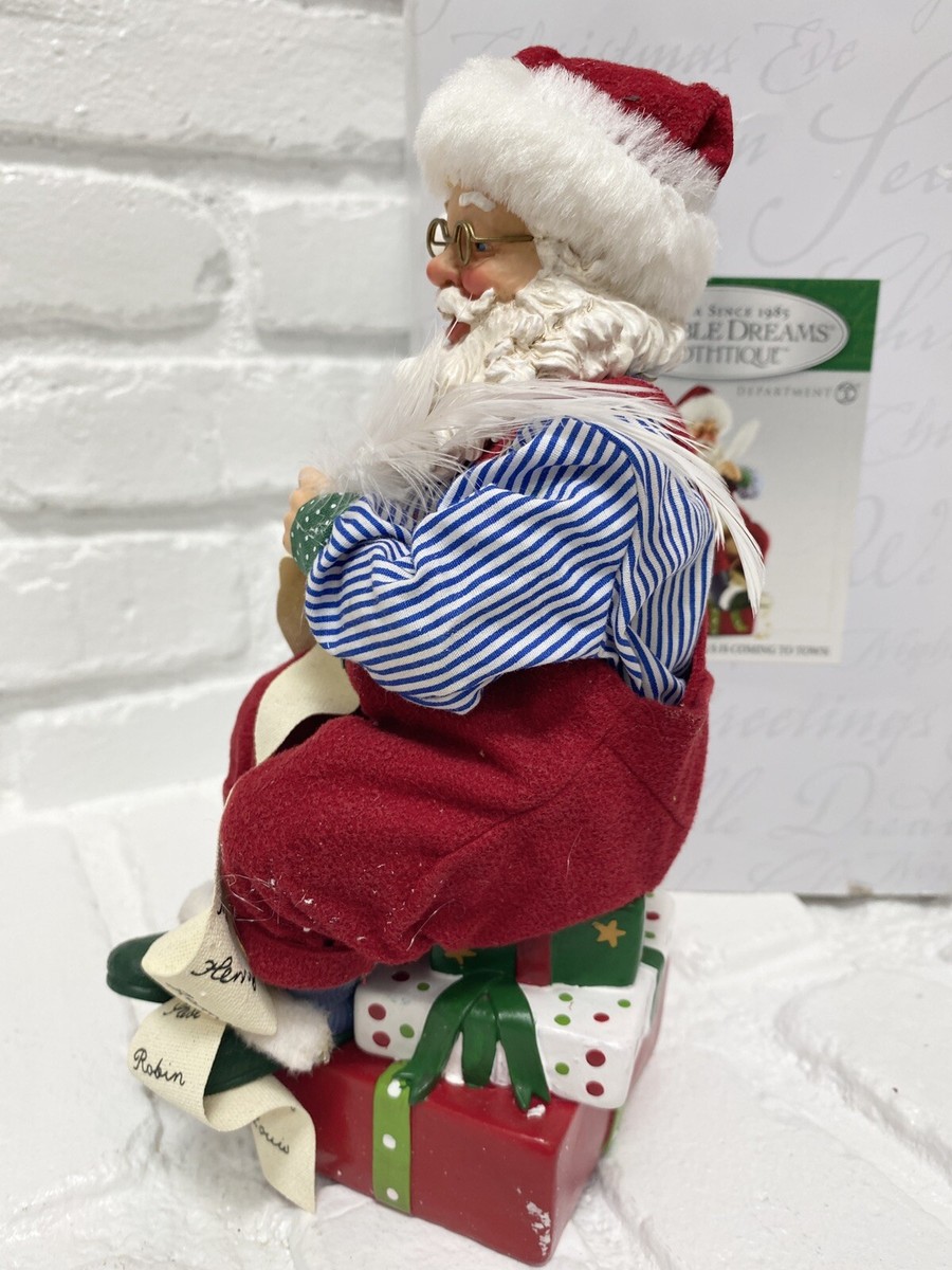 CLOTHTIQUE Possible Dreams Santa in original box Santa Claus is