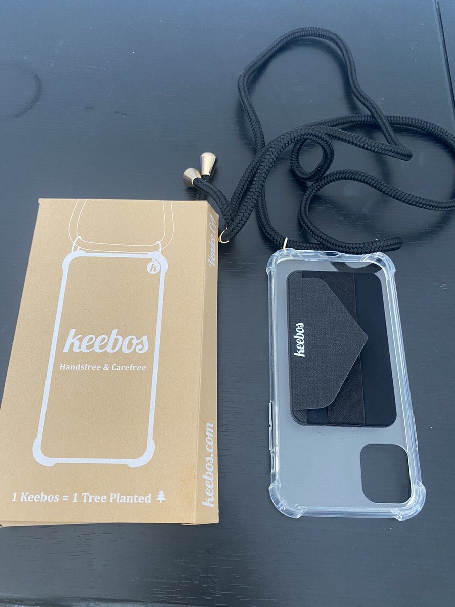 Keebos iPhone 11 Crossbody Lanyard Case, Card Pocket, Clear/Black- New With Box | eBay Keebos iPhone 11 Crossbody Lanyard Case, Card Pocket, Clear/Black- New With Box | eBay