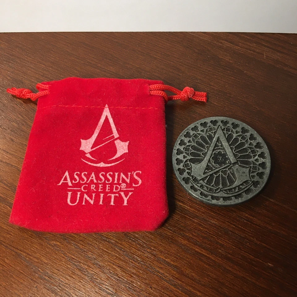 Assassins Creed Unity Collectible Metal Coin Medallion Loot Crate Exclusive - Image 2 of 4