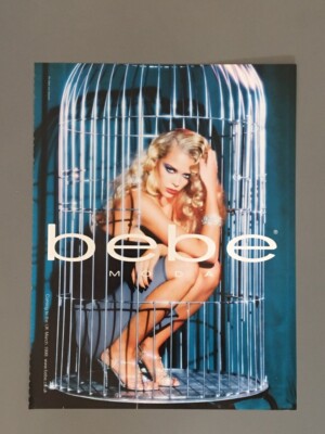 BEBE moda 1999 Vintage Magazin Printanzeige Fashion Po9