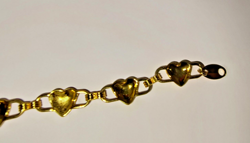 Vintage AVON Simple Dainty Heart Bracelet - Picture 4 of 6