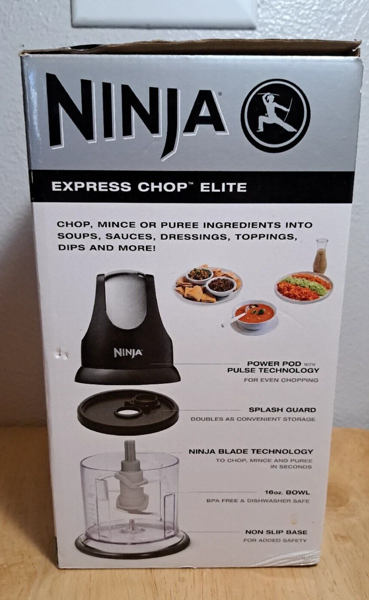 Ninja NJ110GR Express Professional Food Chopper, 16 oz