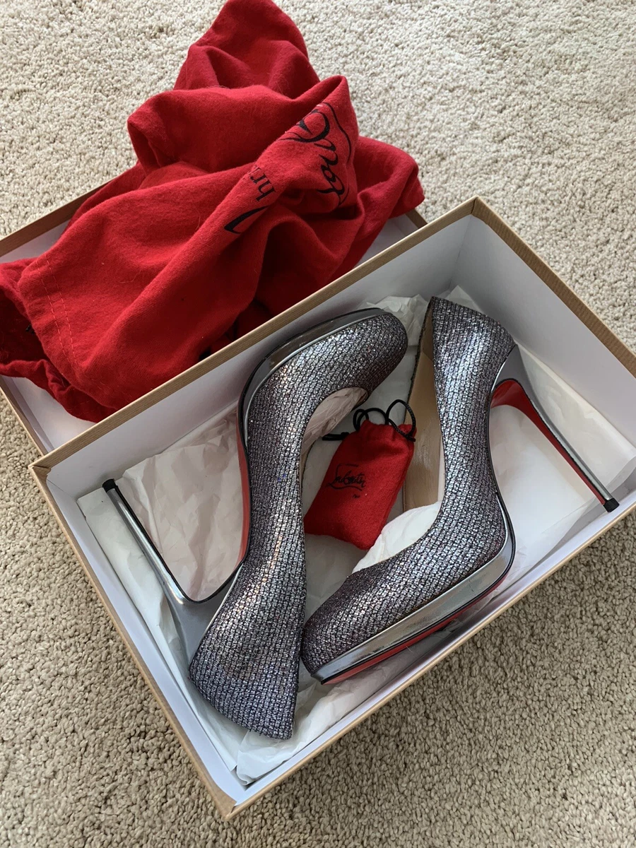 glitter louboutin heels