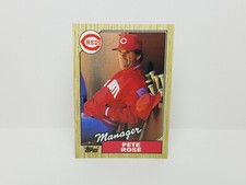1987 Topps Baseball #393 Pete Rose, Cincinnati Reds (Team Checklist) - Base Card