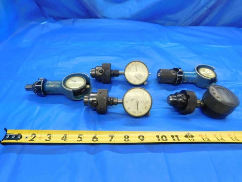 LOT OF FEDERAL & MITUTOYO DIAL BORE GAGES FOR PARTS / REAPIR 2411-08 B3Q .0005