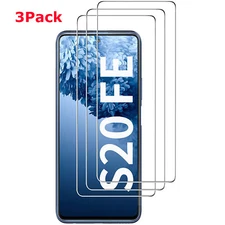 3-Pack Premium Tempered Glass Screen Protector for Samsung Galaxy S20 FE 5G
