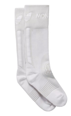 MONCLER X ADIDAS ORIGINALS Logo Stripes Tennis Socks Sneakers Sports Socken S