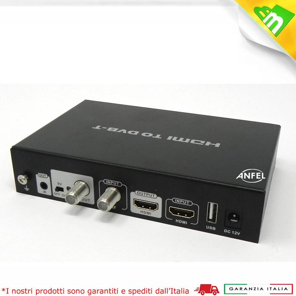 MODULATORE DIGITALE TERRESTRE SKY RF TV HDMI USCITA LOOP FULL HD 1080i/P DHM-300 - Immagine 4 di 4