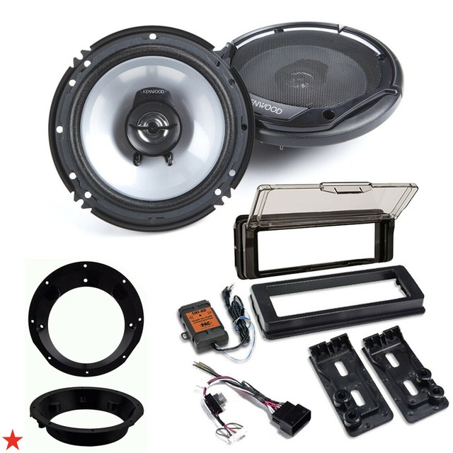 FOR 9813 HARLEY TOURING INSTAL ADAPTER RADIO DASH KIT SPEAKERS FLHT