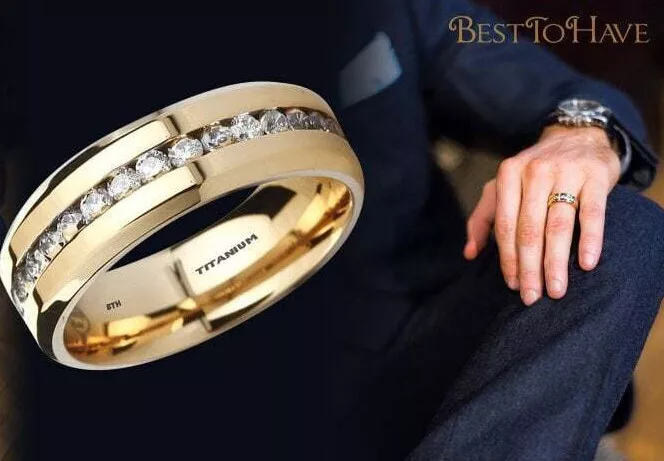 Titanium ring shop sets