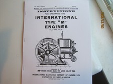 1918 IHC Kero Understrike 1 1/2 6 Engine Instruction/Parts Manual Canada version