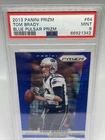 2013 Prizm Tom Brady Blue Pulsar Prizm #64 PSA 9 Color Match SP