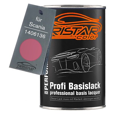 Autolack Dose spritzfertig für Scania 1406136 Red Basislack 1,0 Liter 1000ml