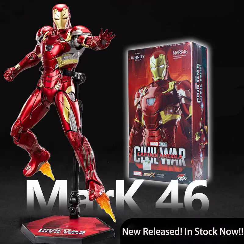 ZD Marvel Toy Iron Man MK46 Mark 46 Action Figure Collection Xmas