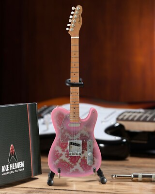 James Burton PInk Paisley Emmylou Harris Fender Tele Mini Guitar