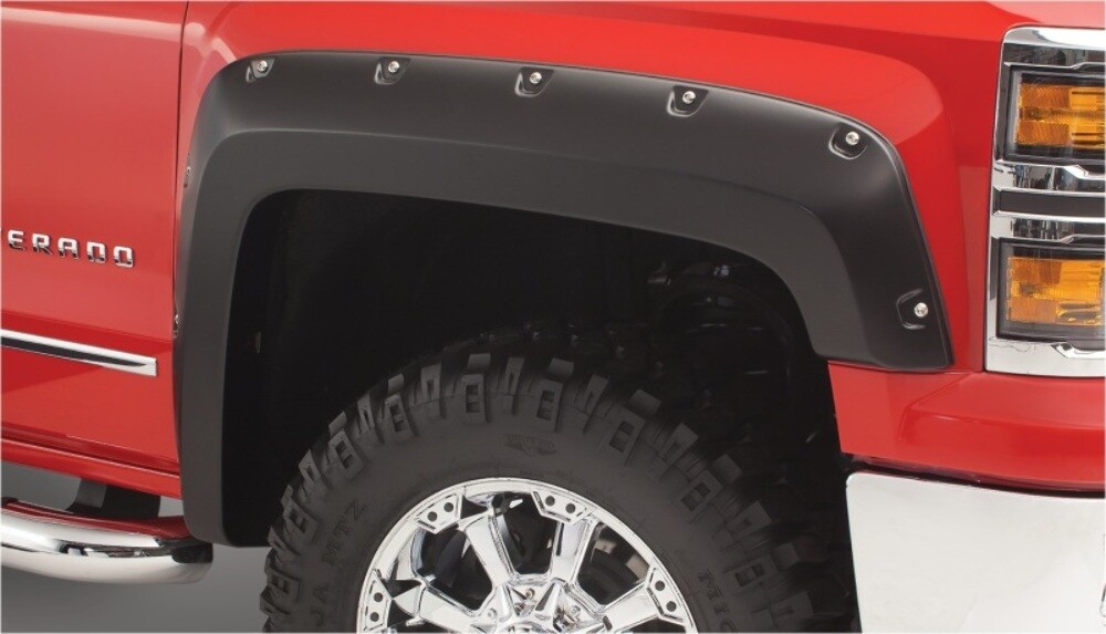 Bushwacker Pocket Style Front/Rear Fender Flares 14-18 Silverado 1500 5'8" BED
