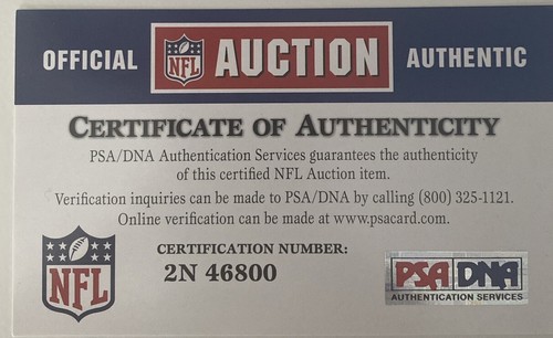 Denver Broncos Jacksonville Jaguars Julius Thomas Signed Authentic Football - Picture 2 of 2