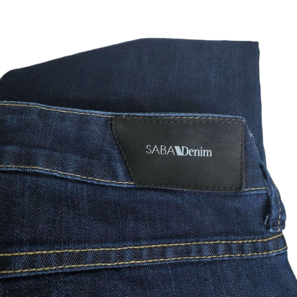 Saba Denim Womens Slim Jeans Size 27 Bootcut Dark Wash 31.5