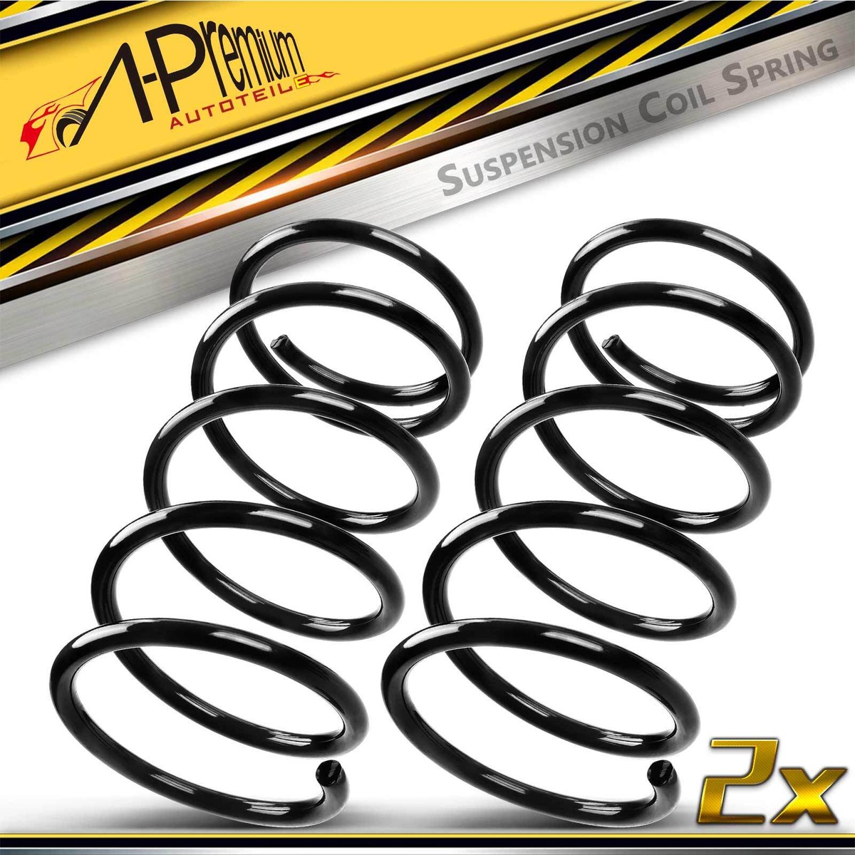 A-Premium 2Pcs Rear Left And Right Suspension Coil Spring Set ...