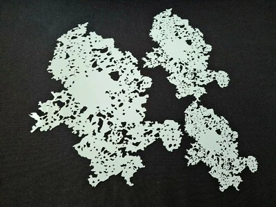 FX Texture 3 sizes Stencils Organic Pattern Airbrushing Reusable Freehand