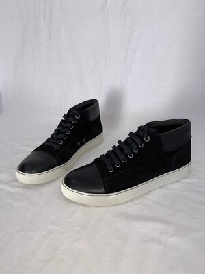lanvin suede sneakers
