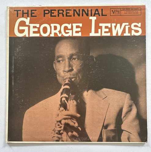 George Lewis - The Perennial Lp Vinyl Record Mono Verve Jazz Ex / Vg+ Condition - Imagen 2 de 6