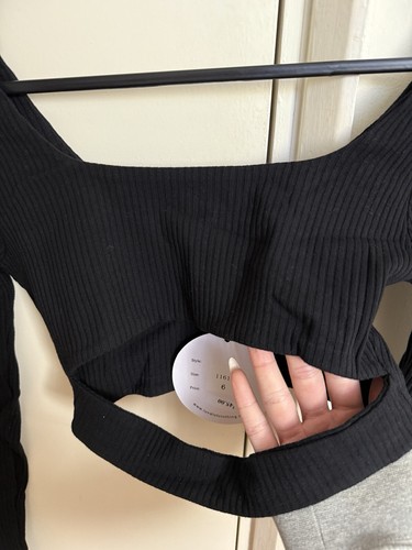 Luvalot Black Top Size 6 - Picture 2 of 4