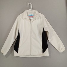 Trespass Softshell Jacket Womens L Ivory 3000 Mm Tre Tex Full Zip Fleece Lined