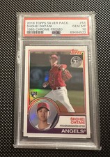 2018 Topps Silver Pack 1983 Chrome #51 Shohei Ohtani  RC PSA 10 GEM Dodgers
