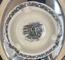 Small Antique Vintage Norwich Ashtray Ceramic Countryside England