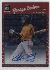 2023 Donruss Optic Retro 1990 Signatures Photon Prizm George Valera Auto 08h7