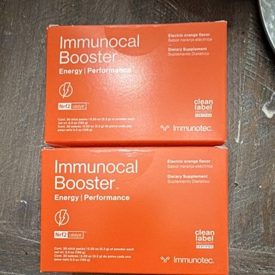 Immunotec Immunocal Booster Energy Powder Electric Orange Flavor 5.5oz