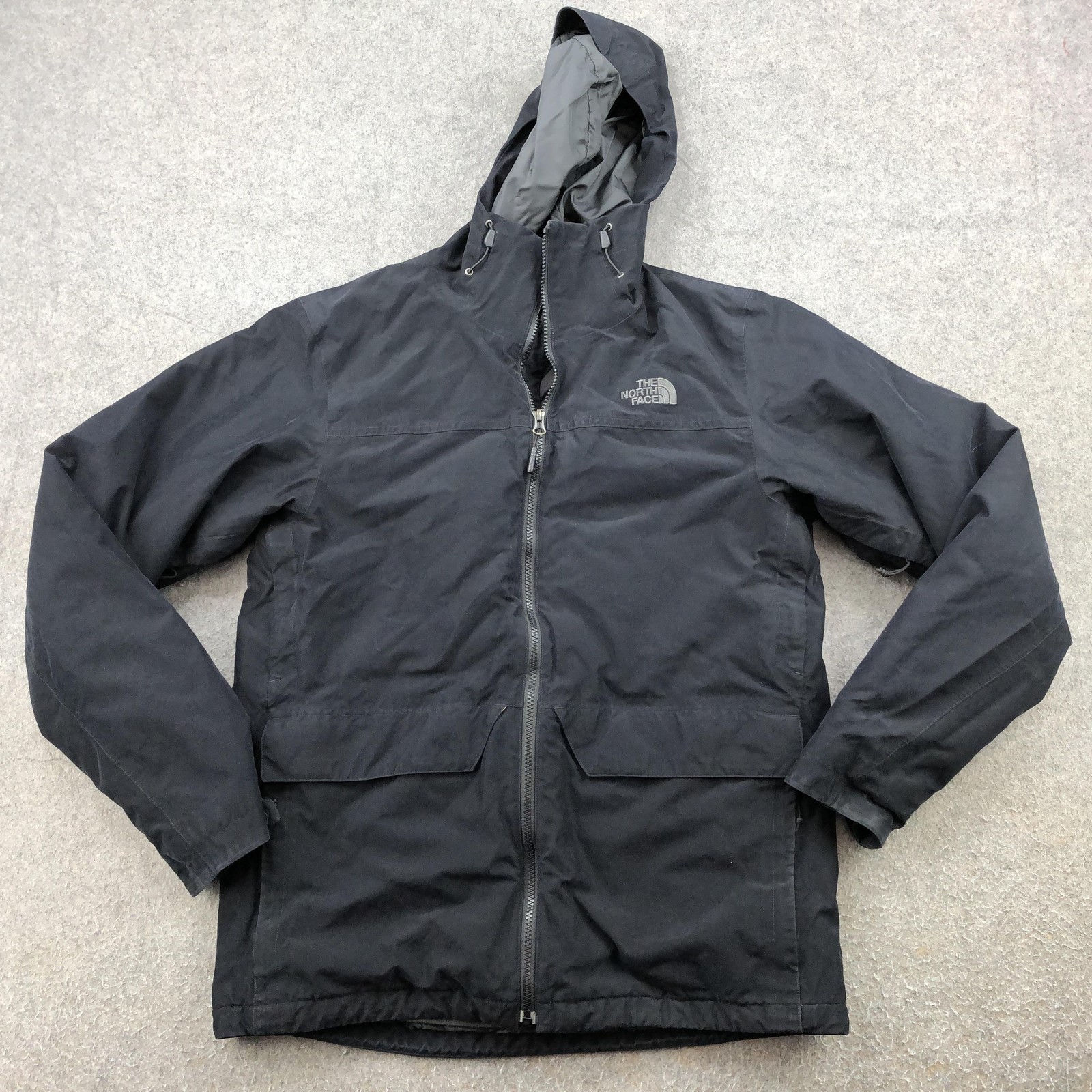 Mens Medium Black Dryvent 3-in-1 Hooded Fleece Liner Warm