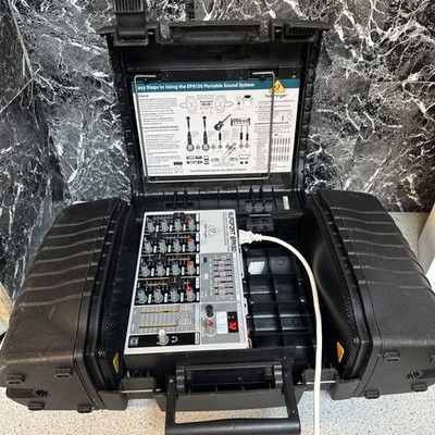 Behringer EPA150 Portable PA Anlage Mischpult und Lautsprecher in Tragetasche 