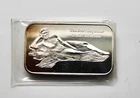 1973 The Burt Reynolds Nude Centerfold 1ozt .999 Silver Bar in Protective Sleeve