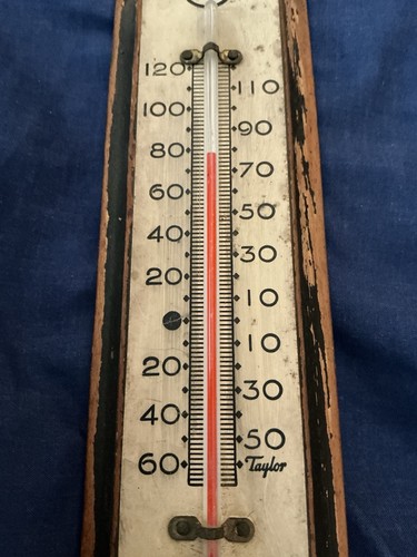 Vintage TAYLOR Comfortmeter Wall Thermometer MCM Mid Century - Picture 4 of 9