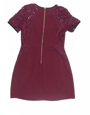 knee length dresses for ladies Lace-Up Corset Maxi Dress in Lilac - 12 / Regular main image 1