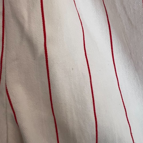 Vintage 90s Chicago Bulls basketball shorts Youth Large white red pinstripes - Picture 6 of 9