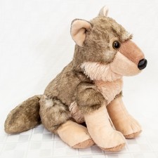 Wild Republic Brown Wolf Stuffed Animal 11" Plush 2021