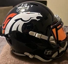 John Elway Denver Broncos Signed Full Size Rep Helmet Beckett COA