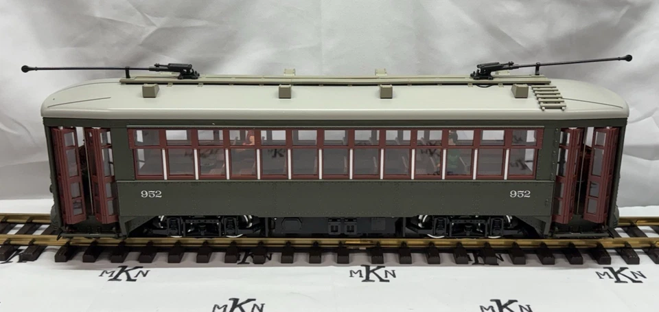 LGB 20380 New Orleans Streetcar Interurban #952 w/Phoenix Sound/Batt G Scale EX/ - Image 4 of 4