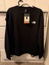 The North Face Mens Black Solid Crew Neck Pul...
