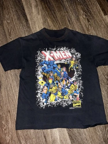 90s X-Men Cut Tag Marvel T-shirt XL 1990s vintage concert t-shirt, vintage, size XL, single stitch, B+ condition
