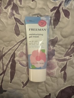 Freeman Moisturizing Gel Face Mask For Dry Skin 1.5 fl oz NEW Sealed
