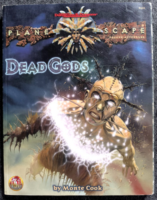 Dungeons & Dragons AD&D TSR Planescape Dead Gods VG+ Complete w/Map Original