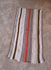 Vintage Rag Rug 22 X 40