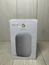 Google Nest Audio Smart Stereo Speaker Voice Assistant Chalk GA01420-CA