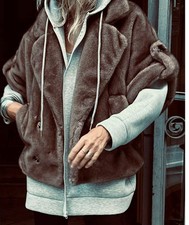 Fellweste Fake Fur  & Hoodiejacke 2Teiler